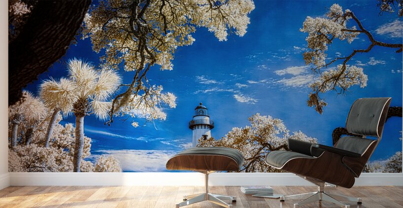 Whispers of Light: Saint Simons Lighthouse Enchantment Wall Murals
