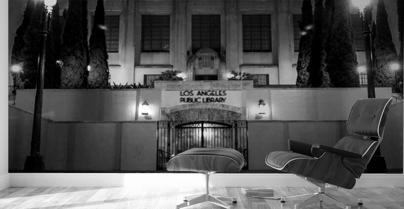 los angeles public library  vertical 2177 Library Wall Murals