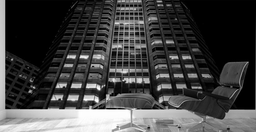 PWC building at night  square 2150 Cooper 13k Wall Murals