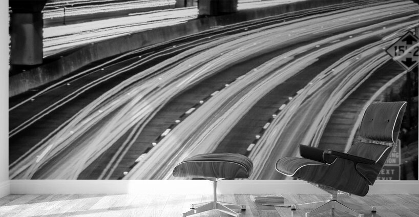 the 110 freeway downtown los angeles  vertical 21 Wall Murals