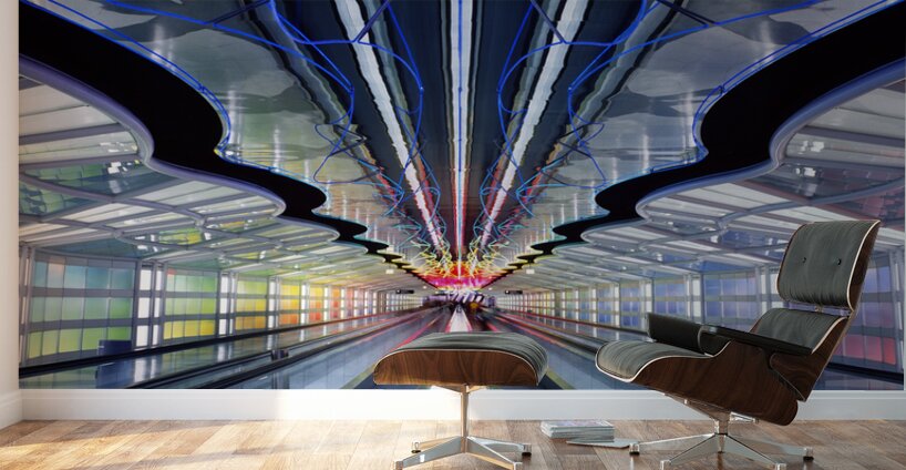 Chicago OHare Airport Terminal Interior 76928 Wall Murals