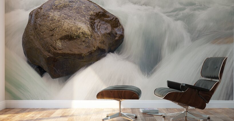 Sunwapta Falls Boulder Wall Murals