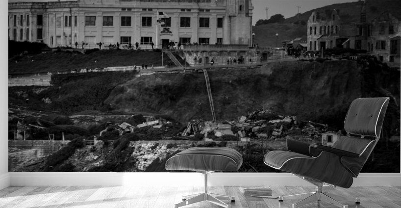 alcatraz island san francisco bay  vertical 2842 Wall Murals