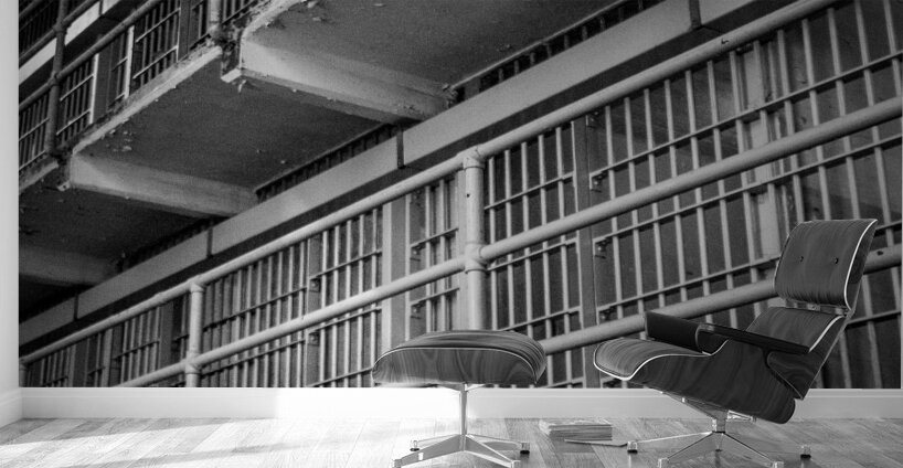 alcatraz cellblock  square 2817 Cellblock 13k Wall Murals