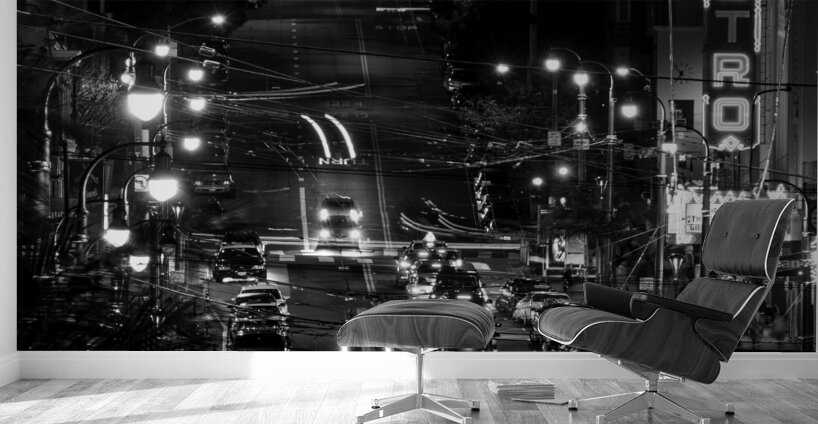 castro theater night  square 2768 Castro 13k Wall Murals