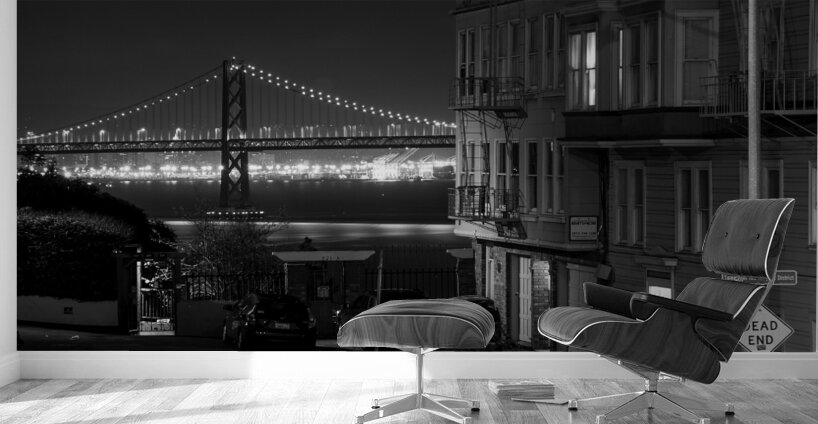 dead end telegraph hill sf bay  square 2946 Dead Wall Murals