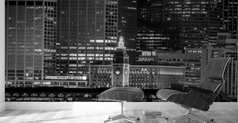 ferry building night  horizontal 2876 Ferry 13k.j Wall Murals