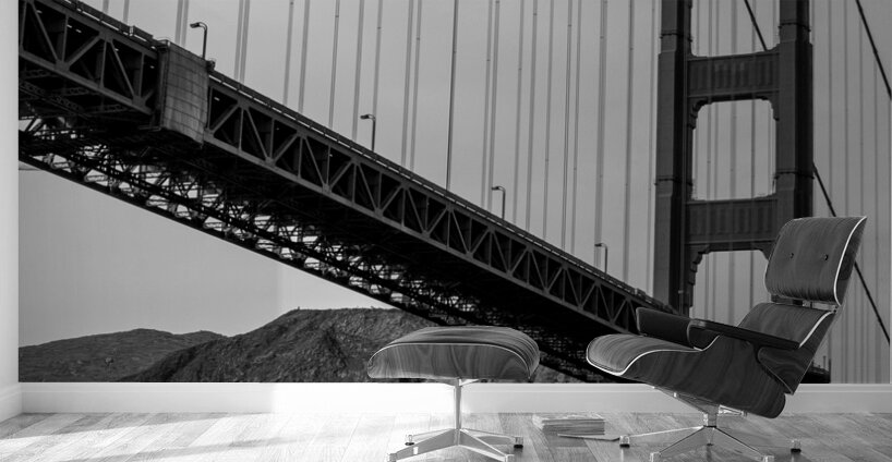 golden gate bridge  vertical 4523 Kirby 13k Wall Murals