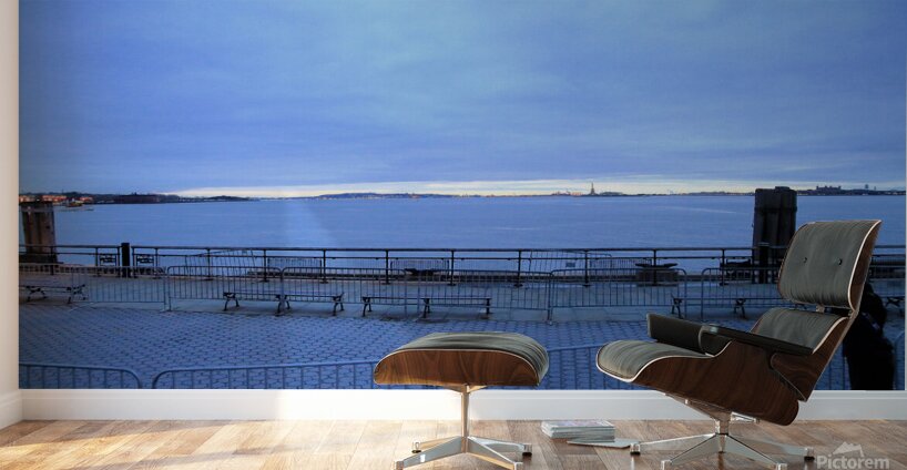 Evening in NY The Harbor stitch Wall Murals