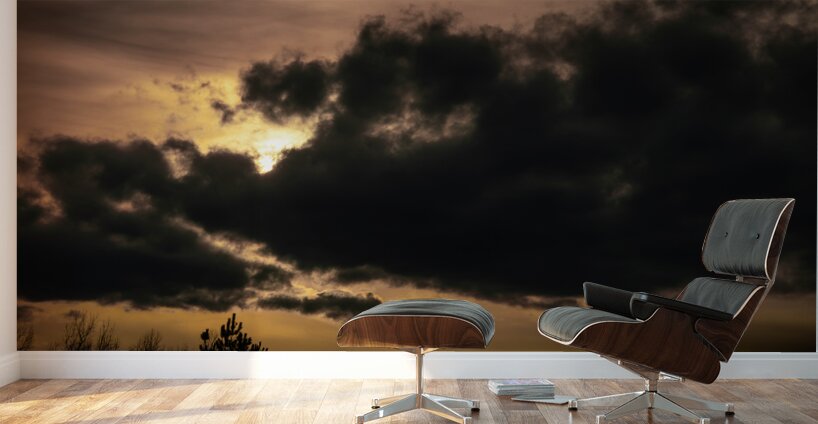 The Wonder of Clouds at Sunset Wall Murals
