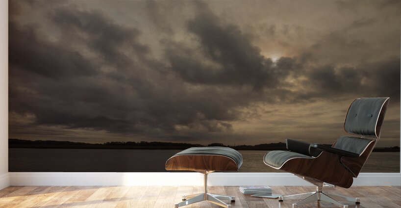 Port Royal Sound South Carolina Storm Clouds Wall Murals