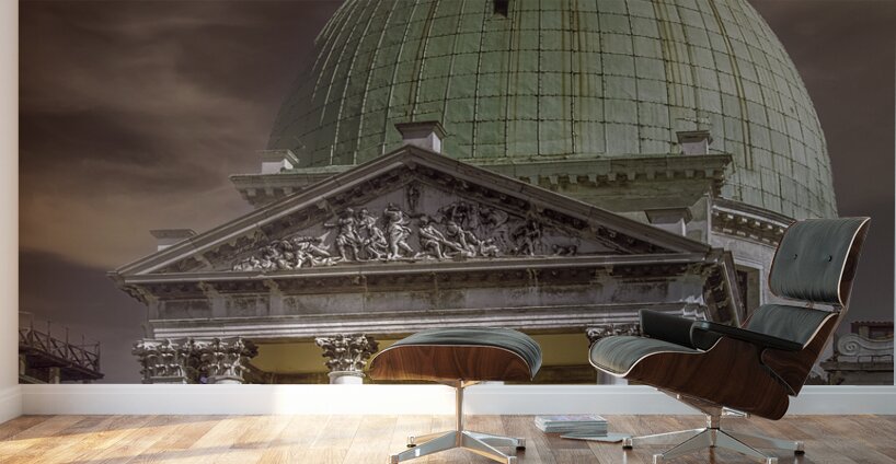 Venice San Simeone Piccolo Church Wall Murals