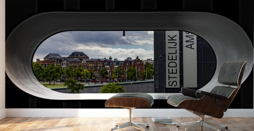 Stedelijk Museum Window in Amsterdam Wall Murals