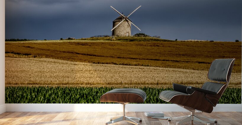Mont Saint Michel Moulin de Moidrey Windmill  Wall Murals