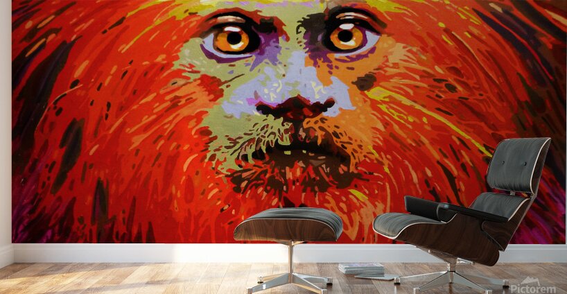 GOLDEN LION TAMARIN Wall Murals