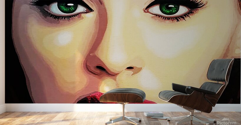 ADELE BLUE Wall Murals