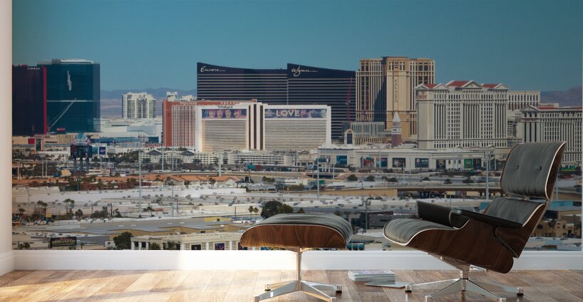 The Las Vegas NV Strip   Aerial View DJI 0870 Wall Murals