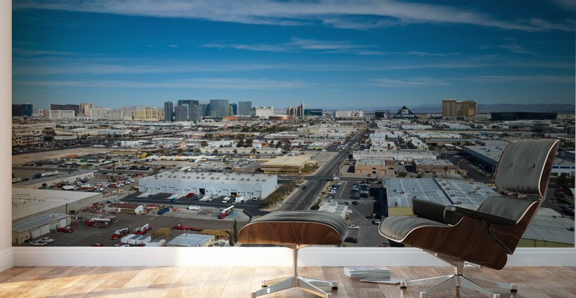 The Las Vegas NV Strip   Aerial View DJI 0913 Wall Murals