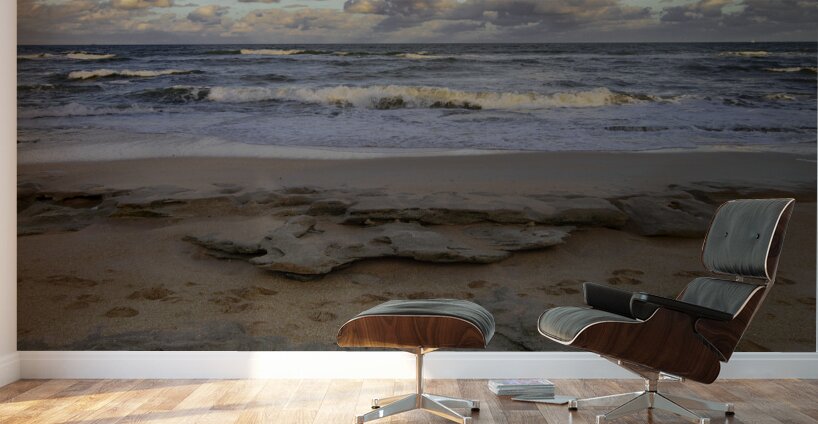 Palm Coast Footprints in the Sand Wall Murals