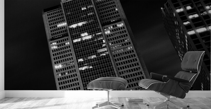 comerica building at night  vertical 771 Comerica Wall Murals