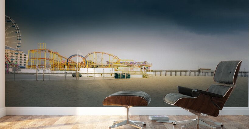Ocean City Maryland Amusement Park and Pier Wall Murals