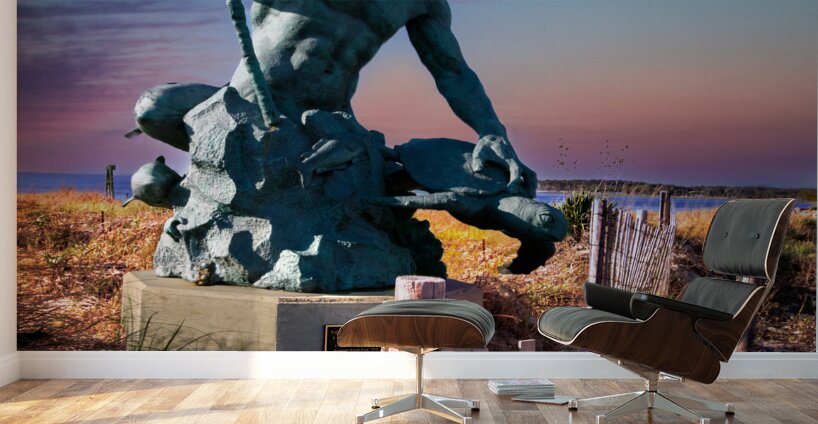 Charles City King Nepture Poseideon Wall Murals