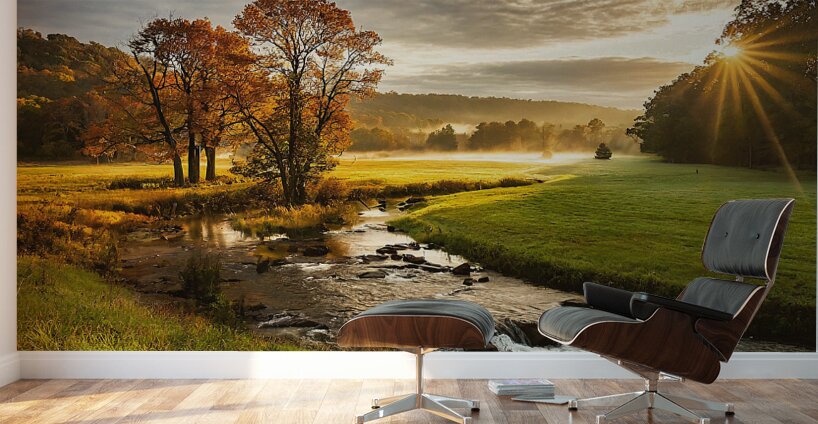 Fall sunrise Wall Murals