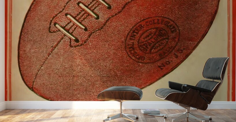 sports ads vintage spalding football ad Wall Murals