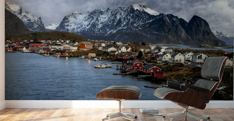 Lofoten Islands Vista in Reine Wall Murals