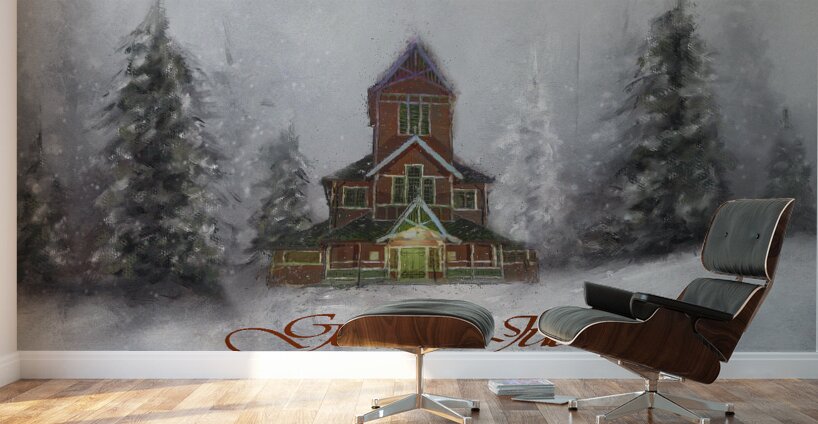 Norwegian Merry Christmas Wall Murals