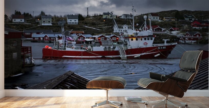 Norwegian Fishing Trawler Wall Murals