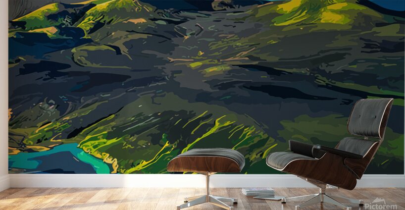 BlueGreen River Wall Murals