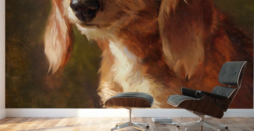 study of a dog rosa bonheur 1860s Wall Murals