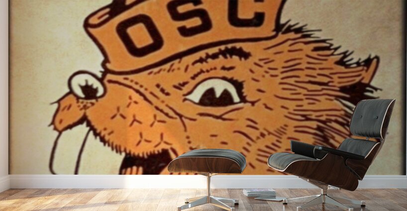 1950s oregon state college beaver viewfinder Wall Murals