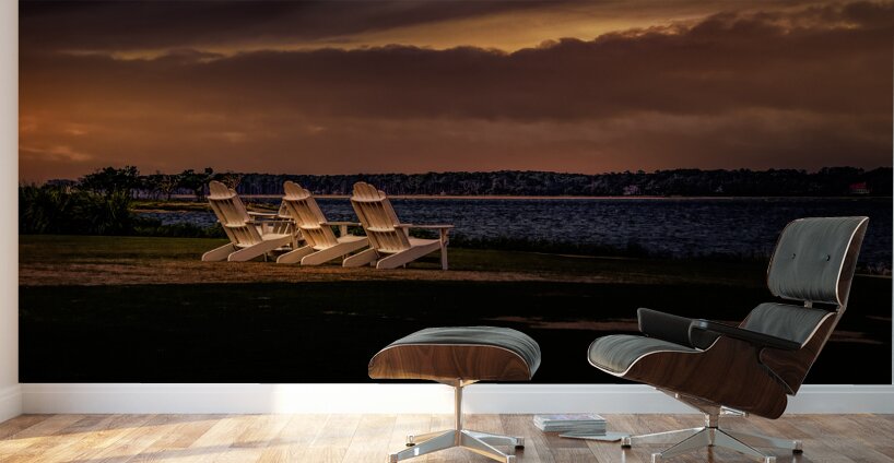 Sea Pines Golf Club Chairs Wall Murals