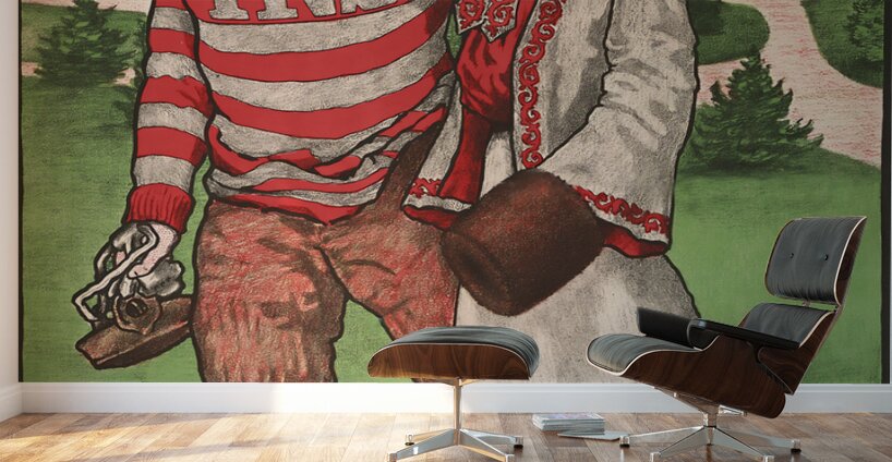 1902 indiana normal football poster Wall Murals