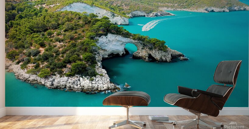 Flying Over Italie coasts and cities 6 Wall Murals