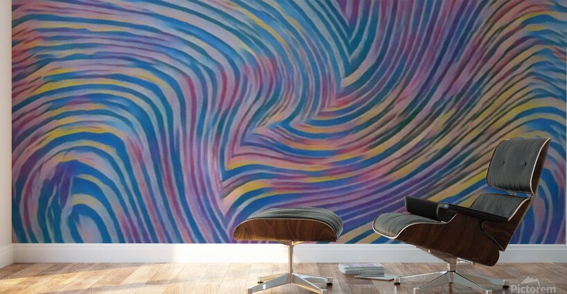 Lines In Motion Wall Murals