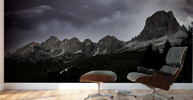 Giau Pass Cortina Race Day Wall Murals