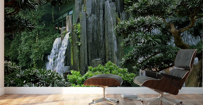 Hong Kong-NP - The famous Temple Garden 15 Wall Murals