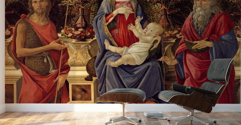 Sandro Botticelli 1445 1510  Madonna and Child Wall Murals