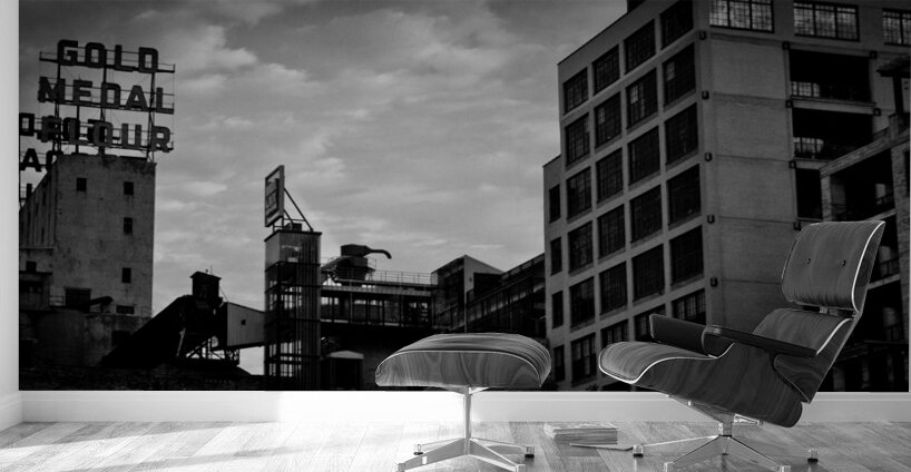 mill city ruins  panoramic 1713 Ruins 13k Wall Murals