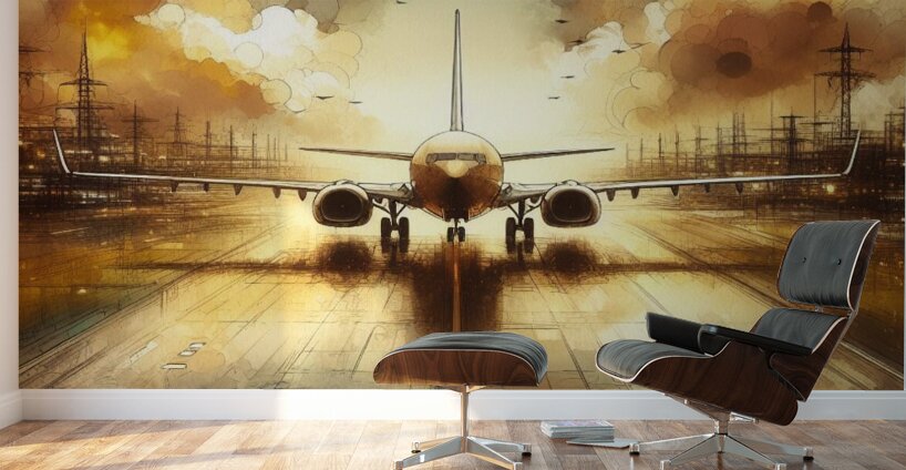 Flight Wall Murals