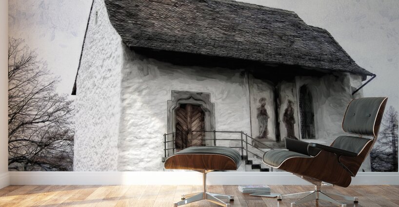 Rappervil Our Ladys Chapel Wall Murals