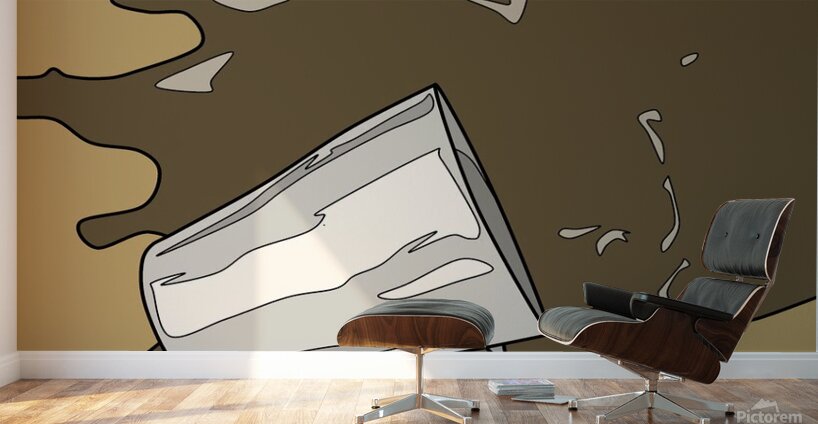 coffee coffee shop tea digital cup brown tomorrow Wall Murals