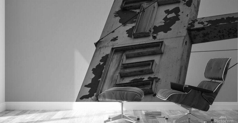 Run Down Hotel Sign Wall Murals