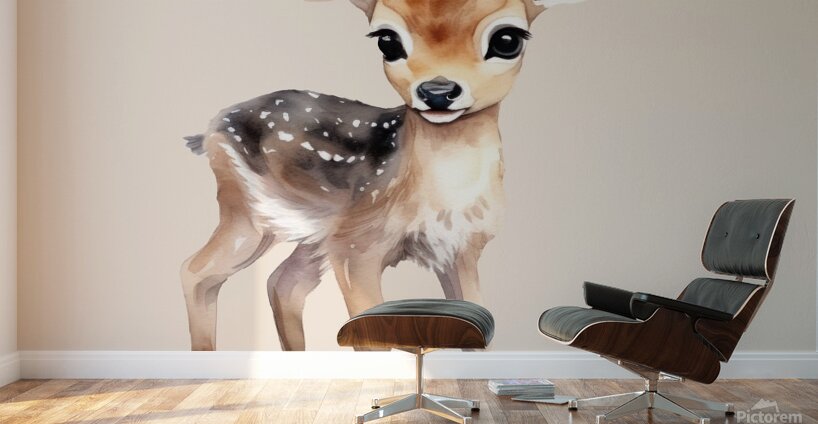 Baby animal Bambi 1 Wall Murals