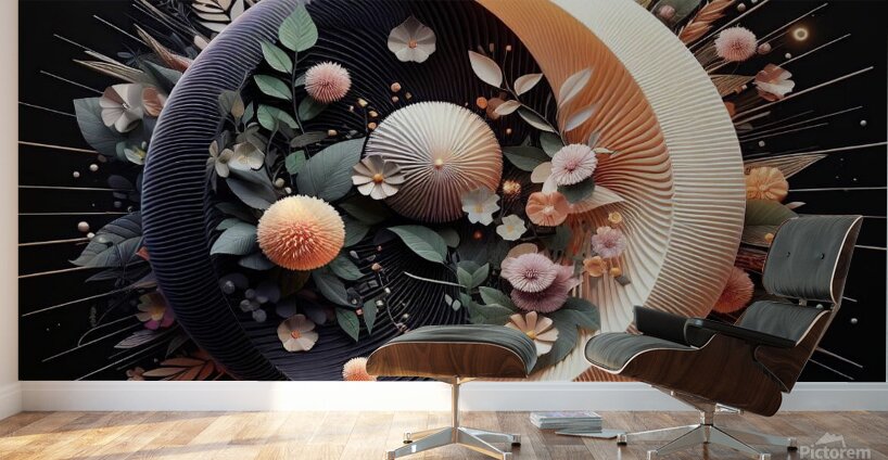 Nature Meets Geometry 16 Wall Murals