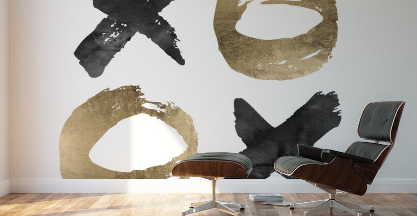 QGF 004 – xoxo gold Wall Murals