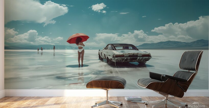Bonneville Girlfriend  Wall Murals